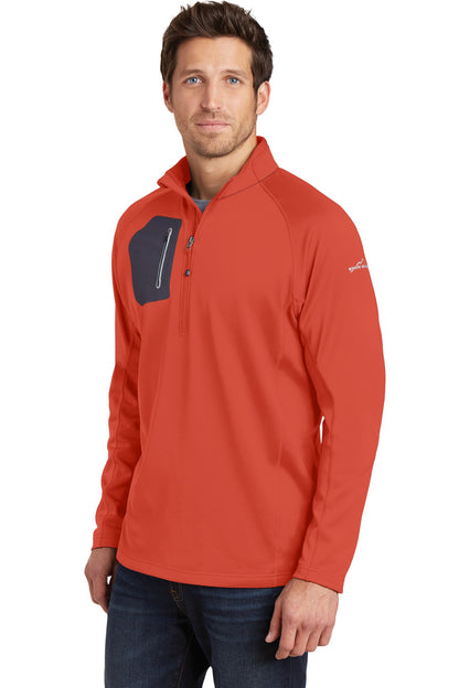 Cayenne Eddie Bauer 1/2-Zip Performance Fleece. EB234 plain