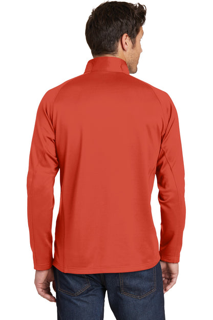 Cayenne Eddie Bauer 1/2-Zip Performance Fleece. EB234 plain