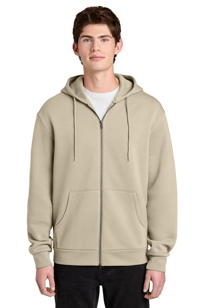 Chai District MelloFleece Full-Zip Hoodie DT6702 plain