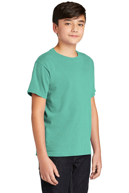 Chalky Mint COMFORT COLORS Youth Heavyweight Ring Spun Tee. 9018 plain