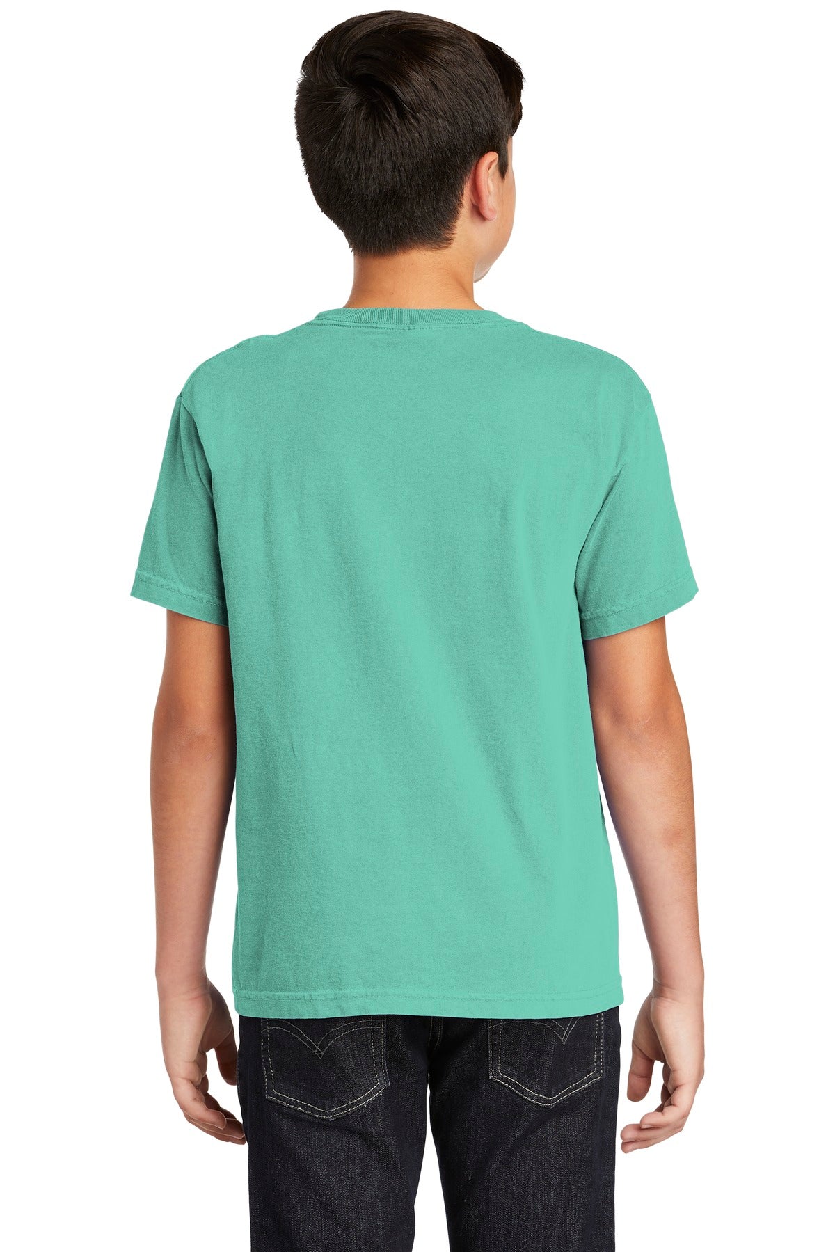 Chalky Mint COMFORT COLORS Youth Heavyweight Ring Spun Tee. 9018 plain