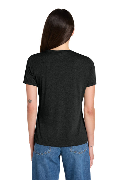 CharBlkTB BELLA+CANVAS Women's Relaxed Triblend Tee BC6413 plain