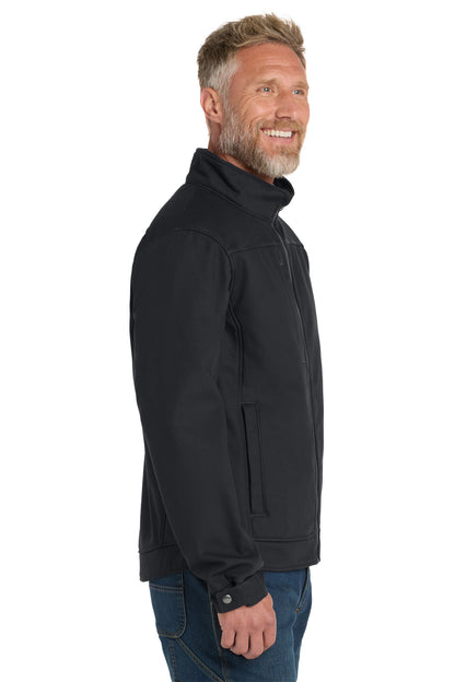 Charcoal CornerStone Duck Bonded Soft Shell Jacket CSJ60 plain