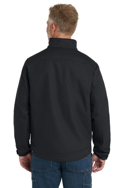 Charcoal CornerStone Duck Bonded Soft Shell Jacket CSJ60 plain