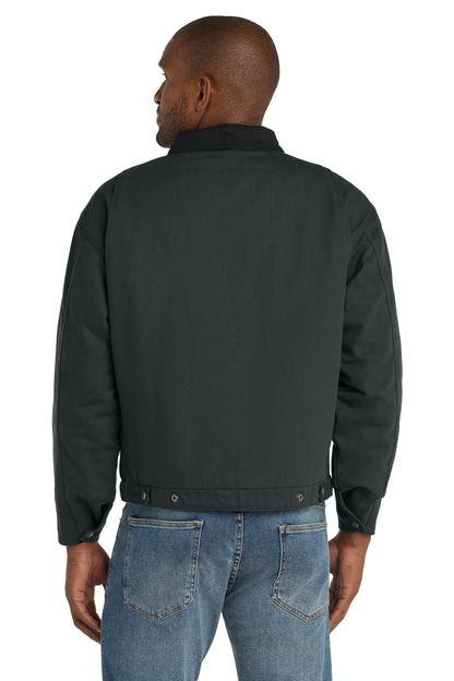 Charcoal CornerStone - Duck Cloth Work Jacket. J763 plain