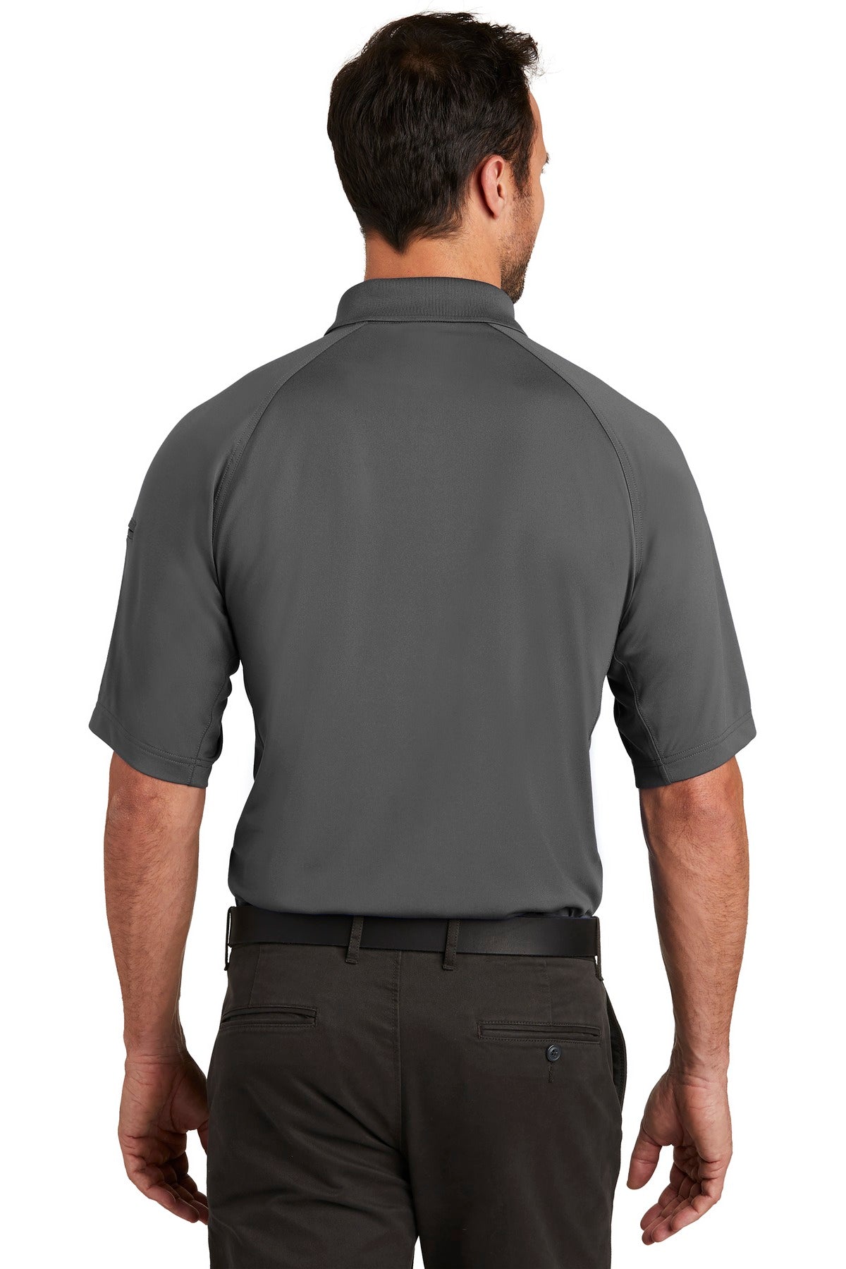Charcoal CornerStone Select Lightweight Snag-Proof Tactical Polo. CS420 plain