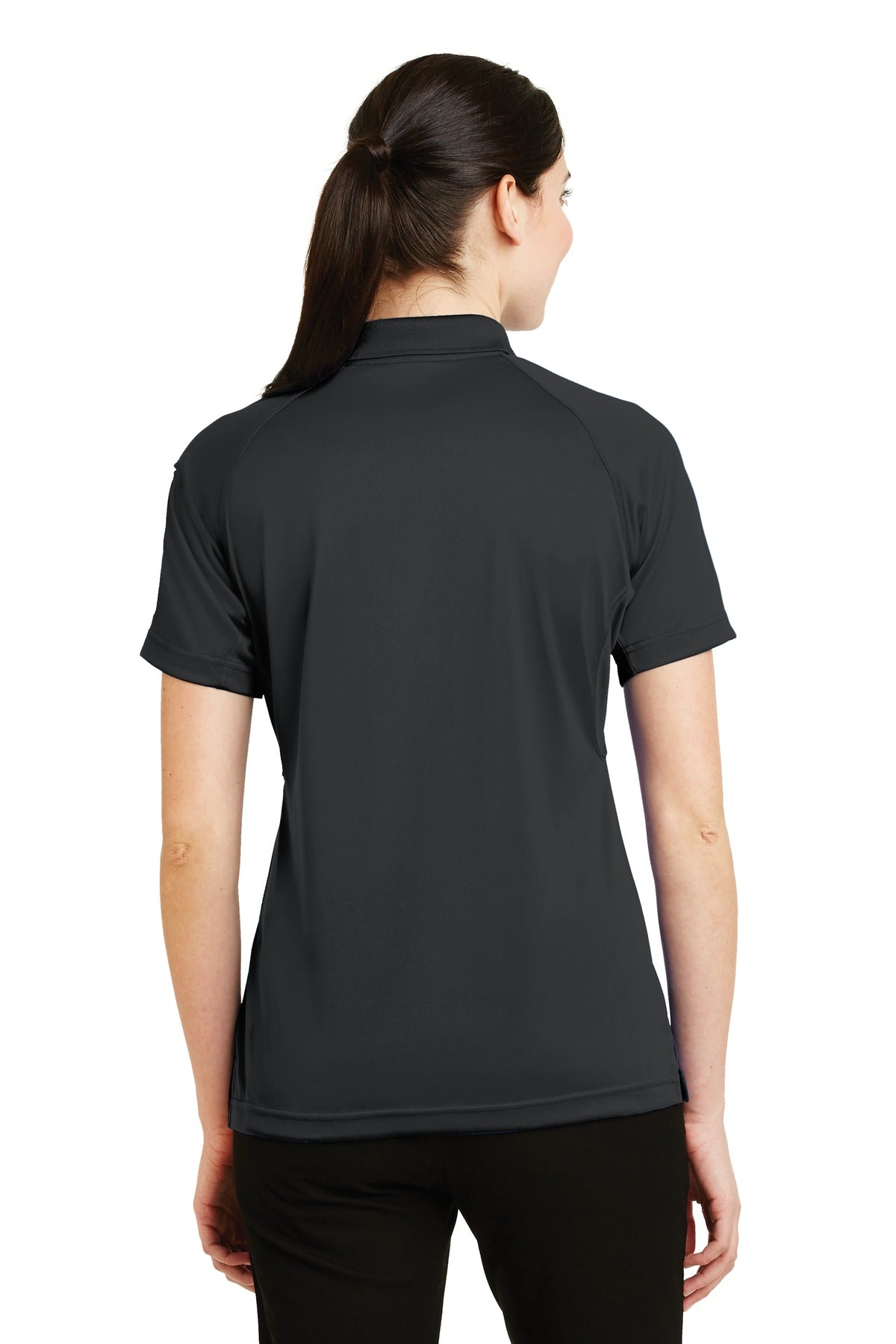 Charcoal CornerStone Women's Select Snag-Proof Tactical Polo. CS411 plain