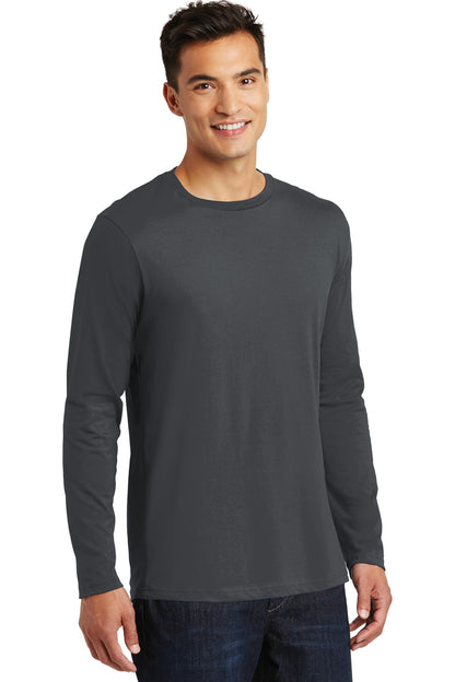 Charcoal District Perfect Weight Long Sleeve Tee. DT105 plain