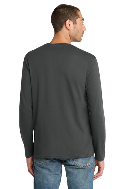 Charcoal District Perfect Weight Long Sleeve Tee. DT105 plain