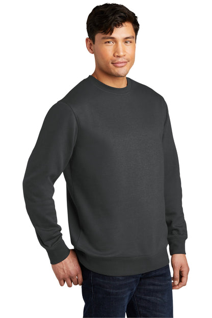 Charcoal District V.I.T. Fleece Crew DT6104 plain