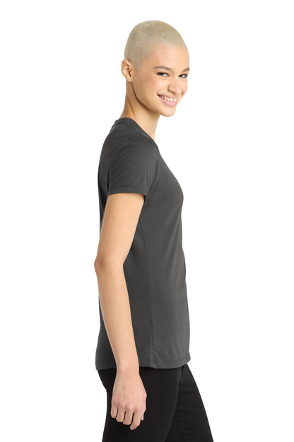 Charcoal District Women's Perfect Blend CVC Tee. DM108L plain