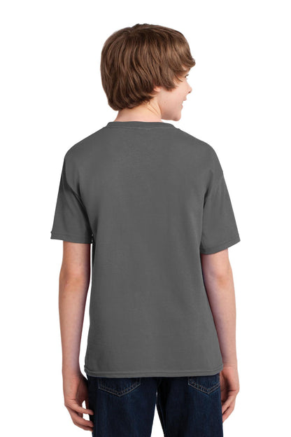 Charcoal Gildan Youth Gildan Performance T-Shirt. 42000B plain