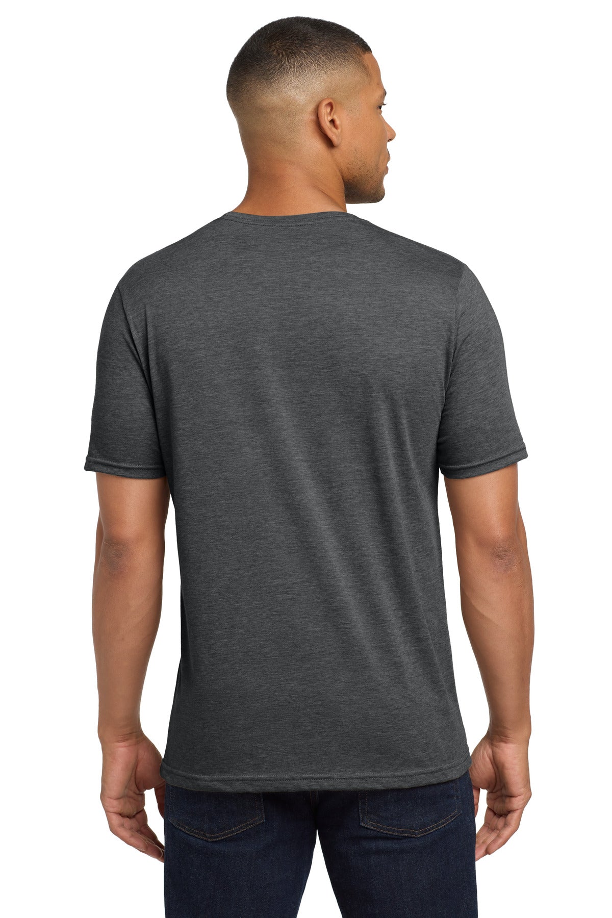 Charcoal Next Level Apparel Adult Poly/Cotton Tee. NL6200 plain