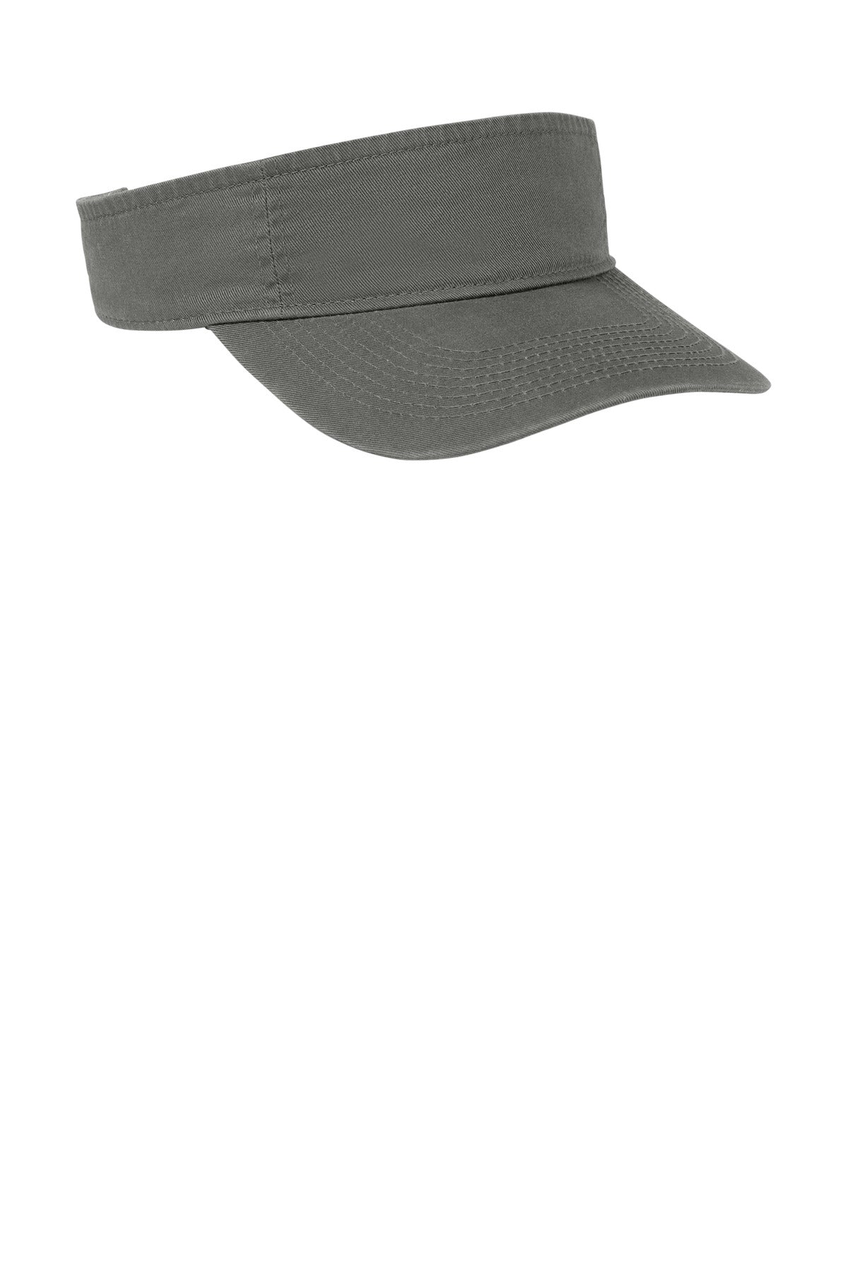 Charcoal Port Authority Fashion Visor. CP45 plain