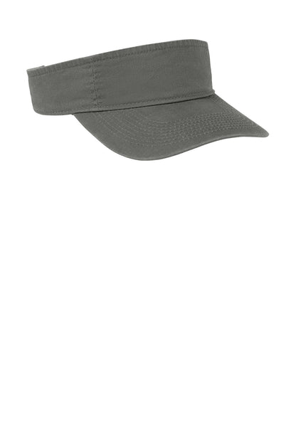 Charcoal Port Authority Fashion Visor. CP45 plain