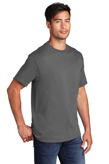 Charcoal Port & Co Core Cotton DTG Tee PC54DTG plain