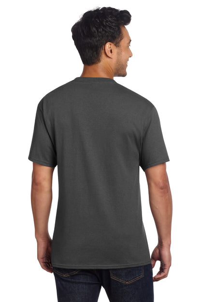 Charcoal Port & Co Core Cotton DTG Tee PC54DTG plain