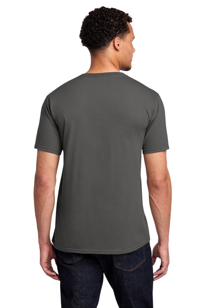 Charcoal Port & Co Fan Favorite Tee. PC450 plain