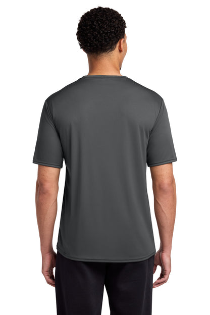 Charcoal Port & Co Performance Tee. PC380 plain