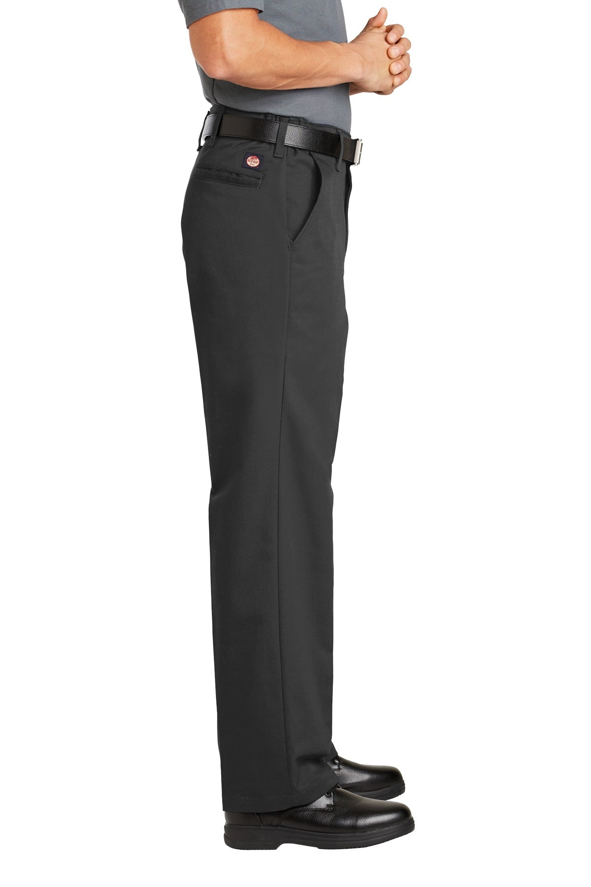 Charcoal Red Kap Elastic Insert Pant. PT60 plain
