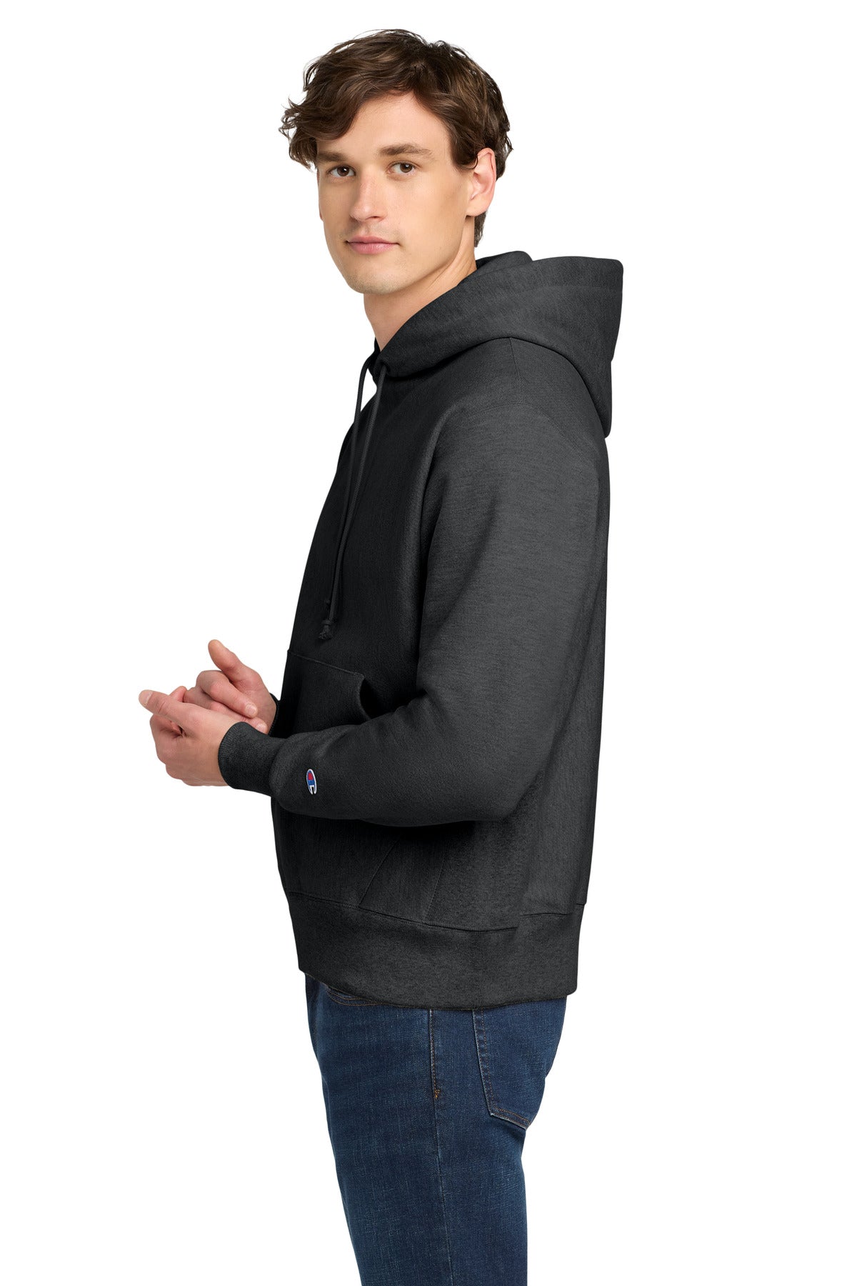 CharcoalHt Champion Reverse Weave Hooded Sweatshirt S101
