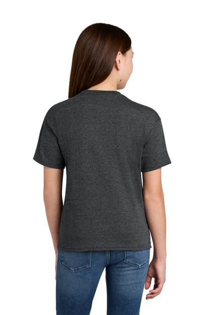 CharcoalHt Champion Youth Jersey Short Sleeve Tee CH1081 plain