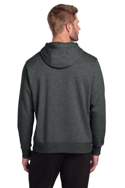 CharcoalHt Nike Club Fleece Sleeve Swoosh Pullover Hoodie NKDR1499