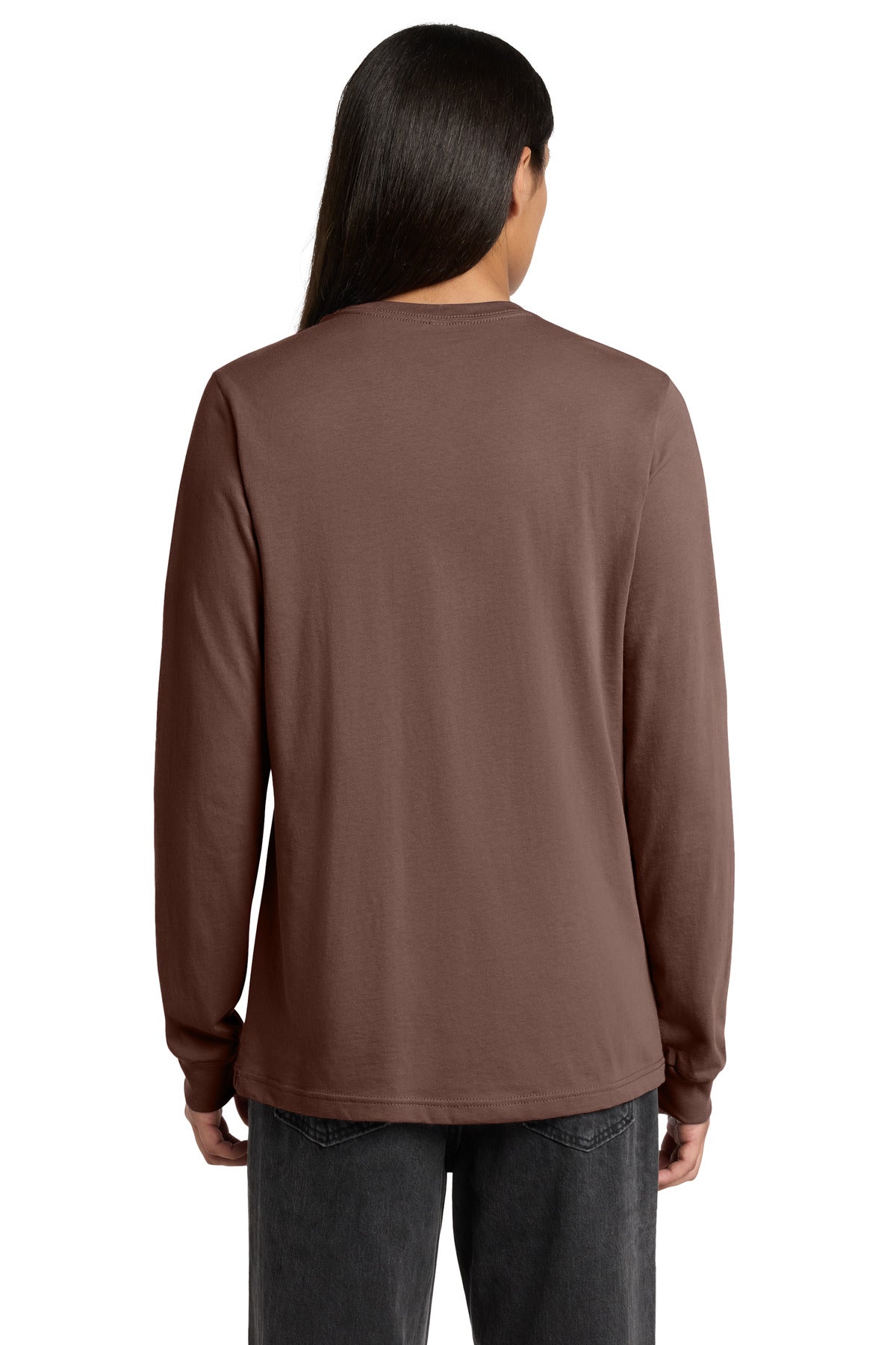Chestnut BELLA+CANVAS Unisex Jersey Long Sleeve Tee. BC3501