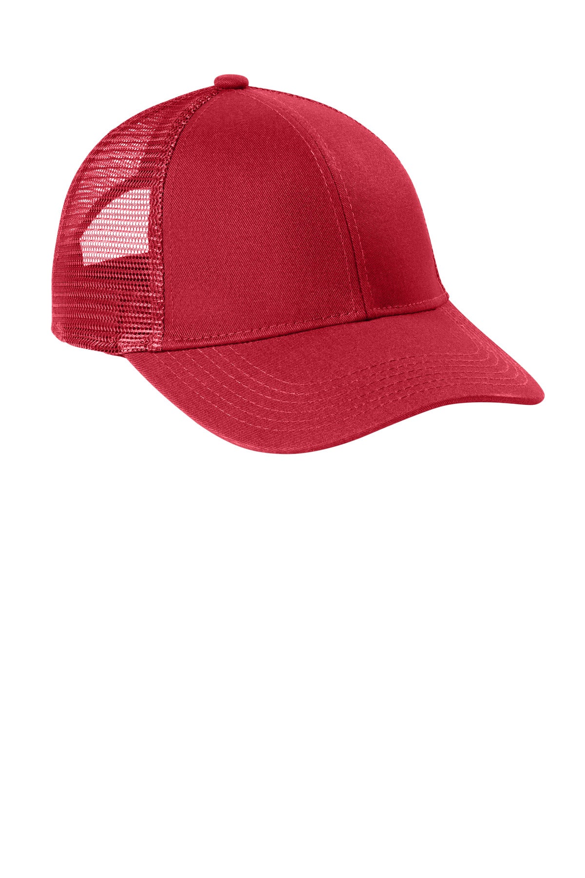 Chili Red Port Authority Adjustable Mesh Back Cap. C911
