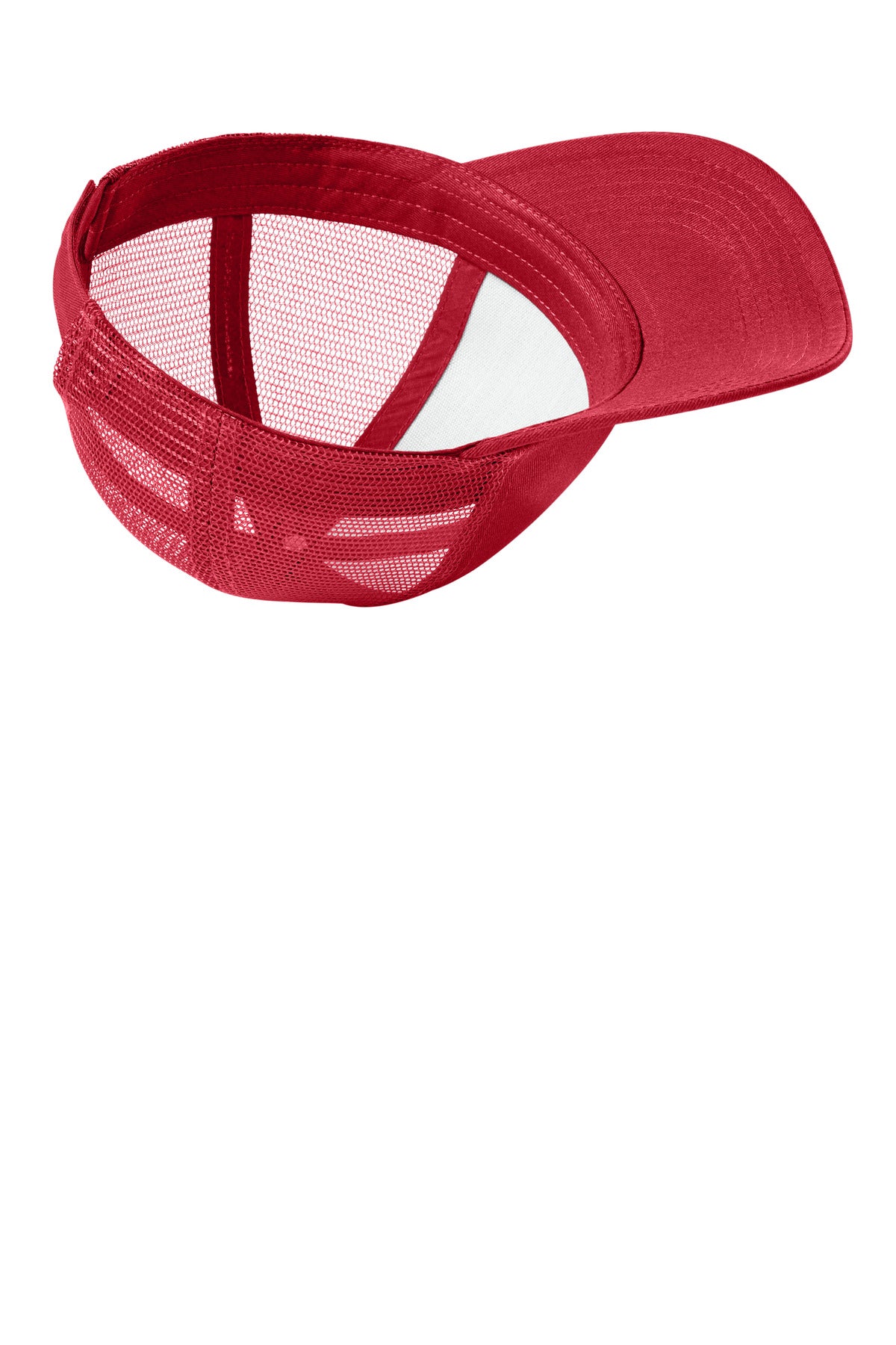 Chili Red Port Authority Adjustable Mesh Back Cap. C911