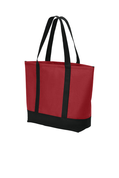 Chili Red/Blk Port Authority Day Tote. BG406
