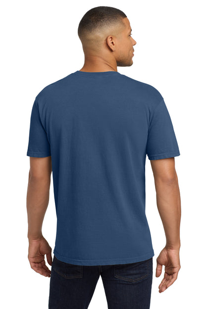 China Blue COMFORT COLORS Heavyweight Ring Spun Pocket Tee. 6030 plain