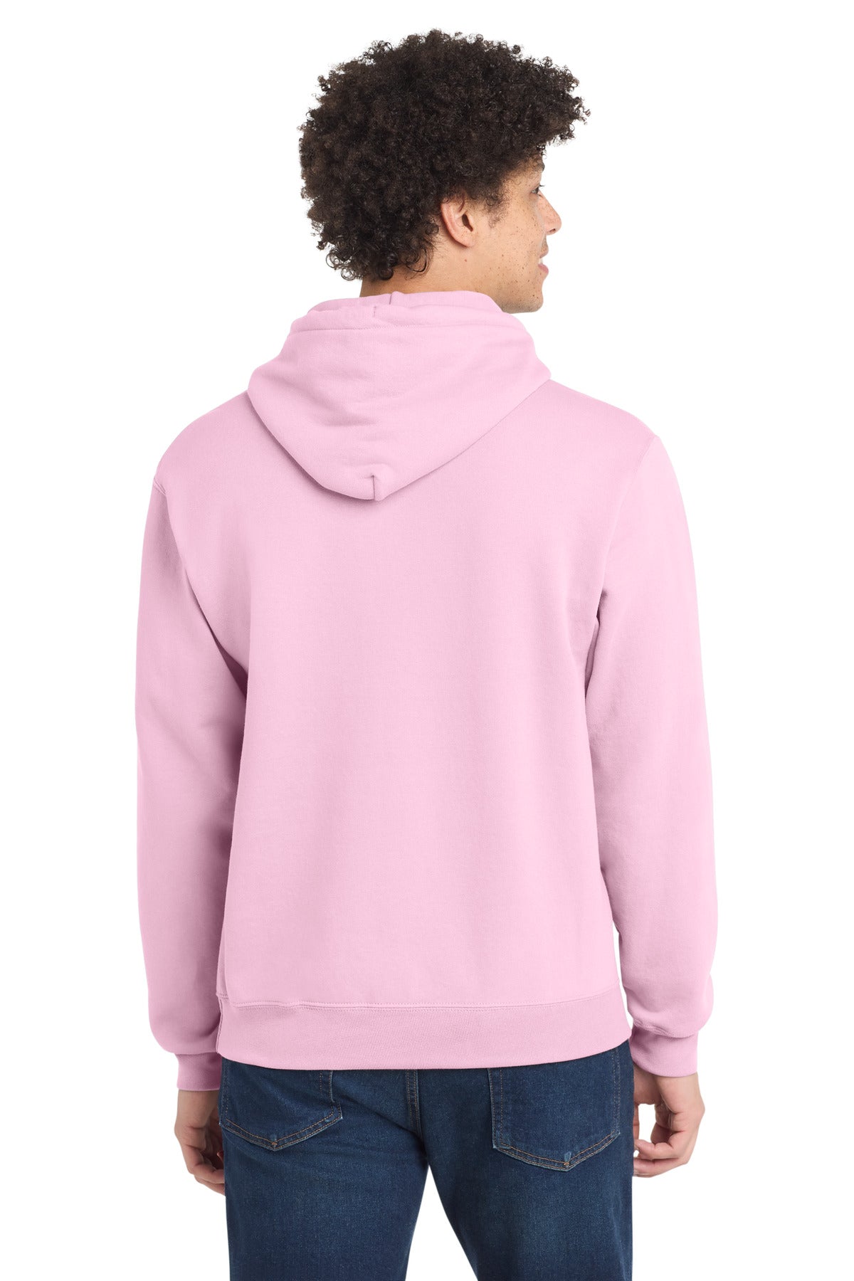 ChryBlsm Port & Co Core Fleece Pullover Hooded Sweatshirt. PC78H plain
