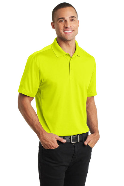 Citron Port Authority Diamond Jacquard Polo. K569 plain