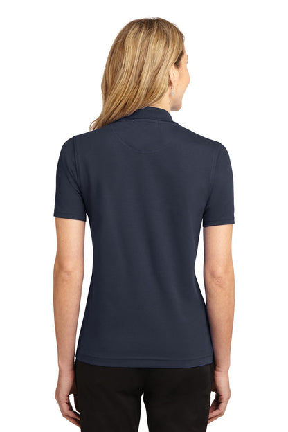 Classic Navy Port Authority Women's Rapid Dry Polo. L455 plain