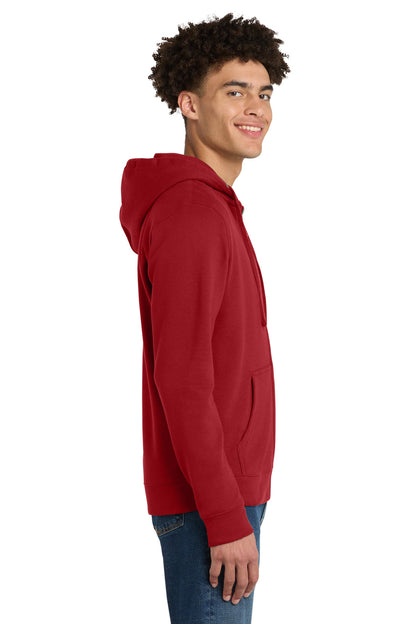 Classic Red District V.I.T. Fleece Full-Zip Hoodie DT6102 plain