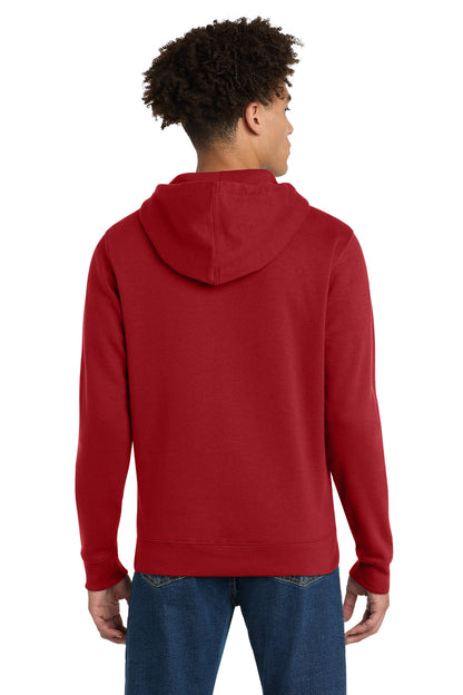 Classic Red District V.I.T. Fleece Full-Zip Hoodie DT6102 plain
