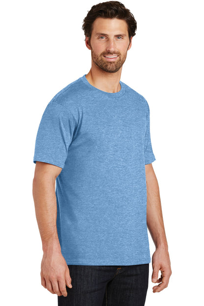 Clean Denim District Perfect Weight Tee. DT104 plain