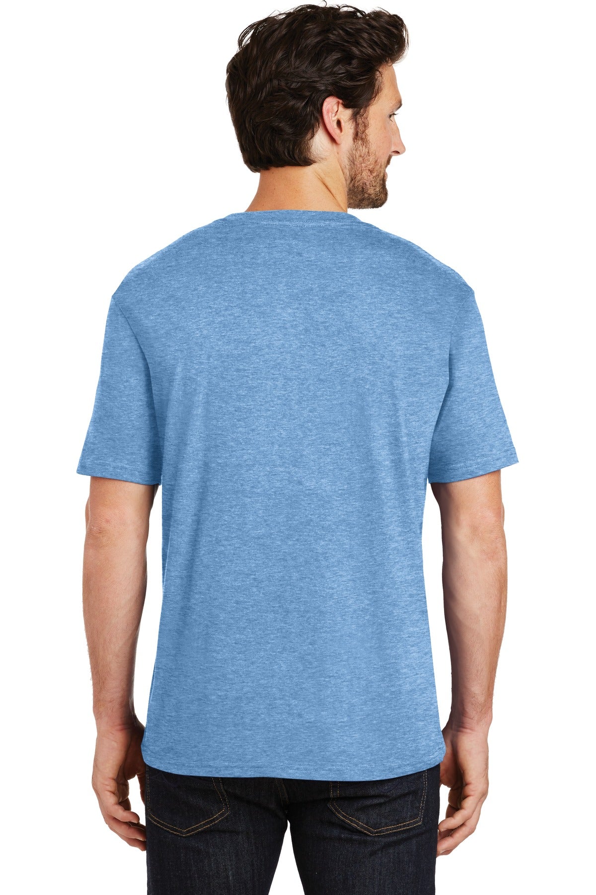 Clean Denim District Perfect Weight Tee. DT104 plain