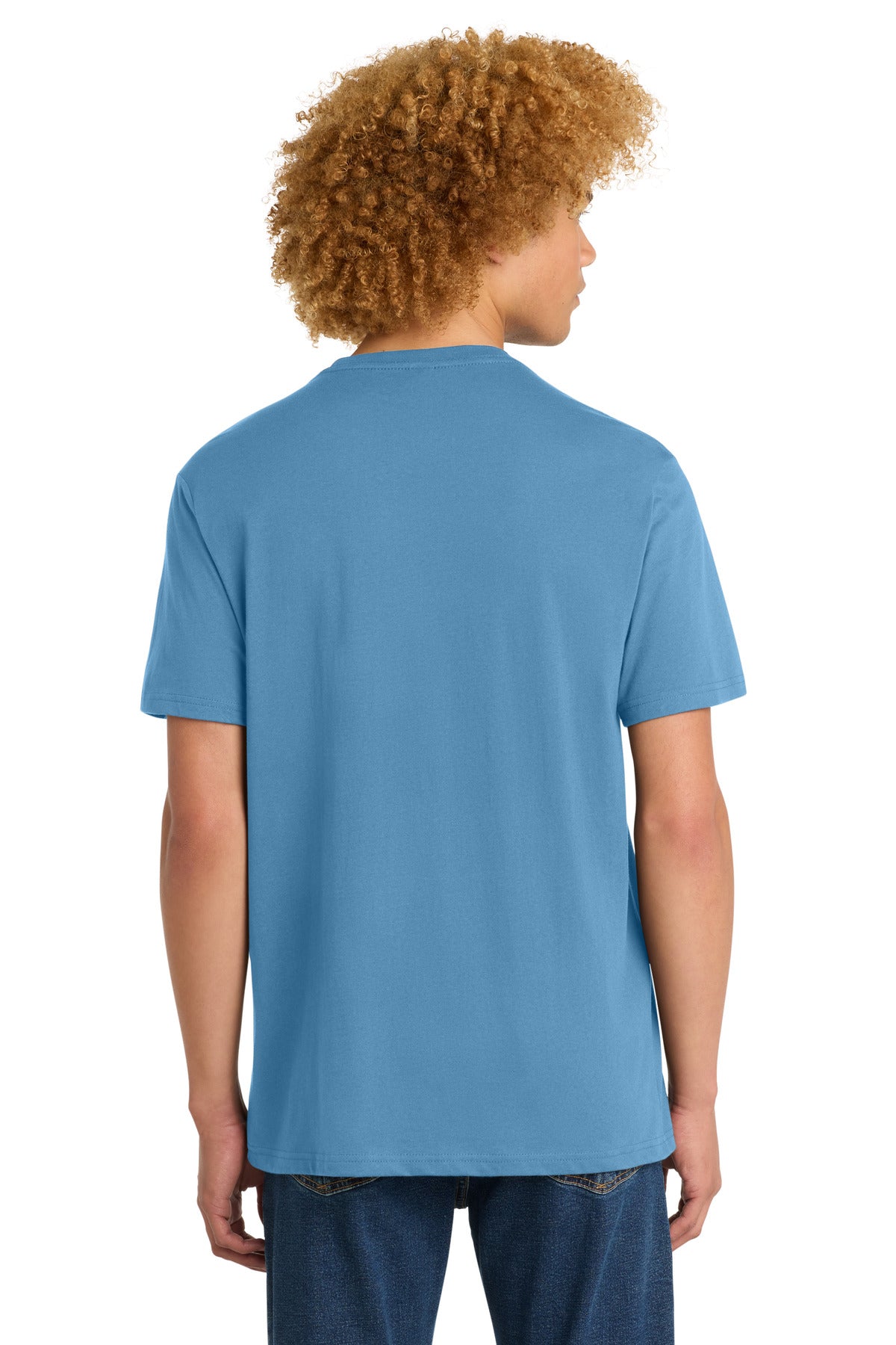 Clean Denim District Perfect Weight Tee. DT104 plain