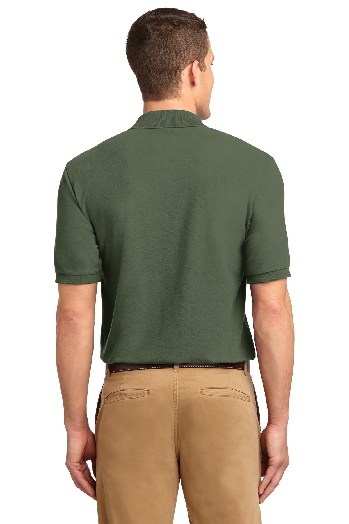 Clover Green Port Authority Extended Size Silk Touch Polo K500ES plain