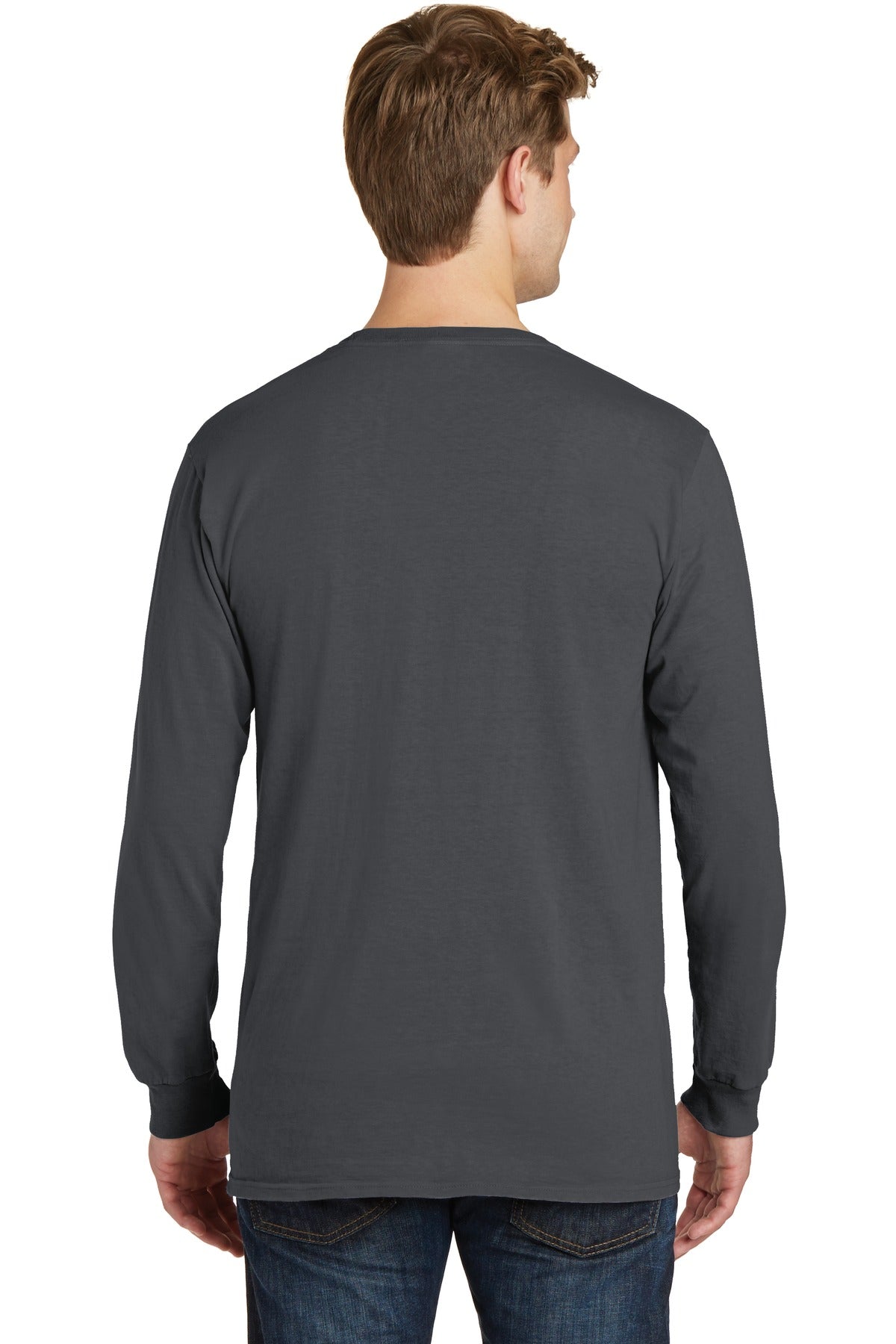Coal Port & Co Beach Wash Garment-Dyed Long Sleeve Tee PC099LS plain