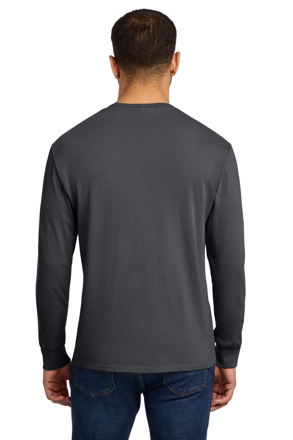 Coal Port & Co Beach Wash Garment-Dyed Long Sleeve Tee PC099LS plain