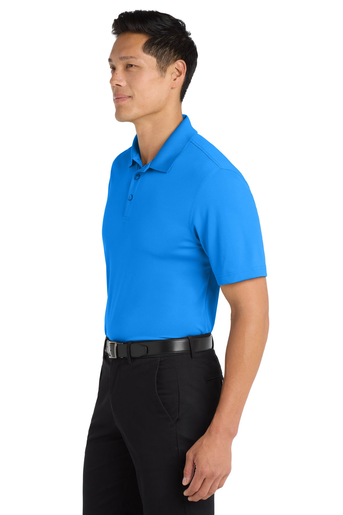 Coastal Blue Port Authority Dry Zone UV Micro-Mesh Polo. K110 plain