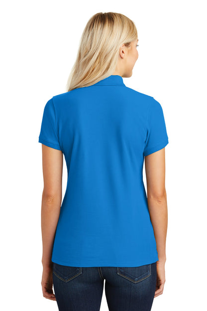 Coastal Blue Port Authority Women's Core Classic Pique Polo. L100 plain