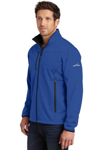 Cobalt Blue Eddie Bauer Weather-Resist Soft Shell Jacket. EB538 plain