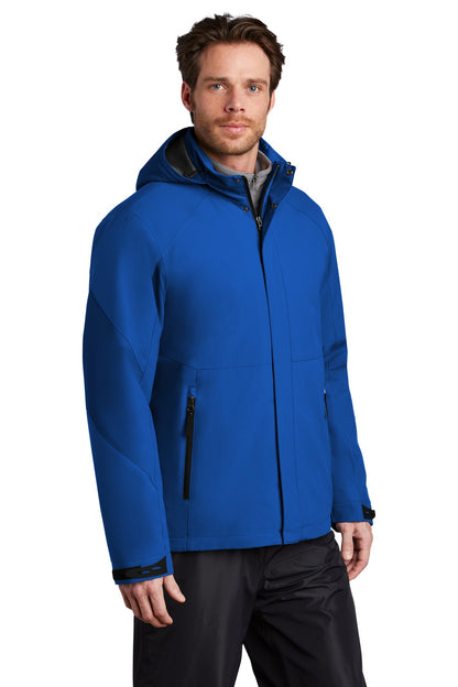 Cobalt Blue Port Authority Insulated Waterproof Tech Jacket J405 plain