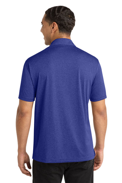 Cobalt Hthr Sport-Tek Heather Contender Polo. ST660 plain