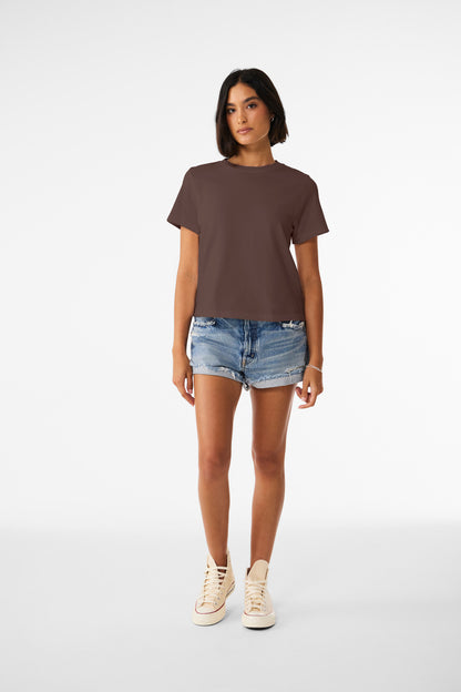 Cocoa BELLA+CANVAS Women's 6-Ounce Heavyweight Tee BC6110