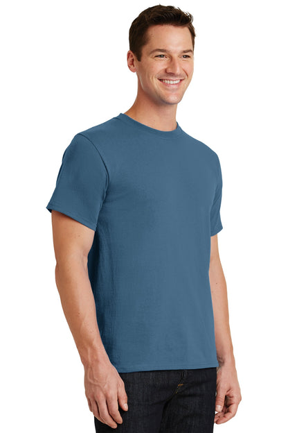 Colonial Blue Port & Co Essential Tee. PC61 plain
